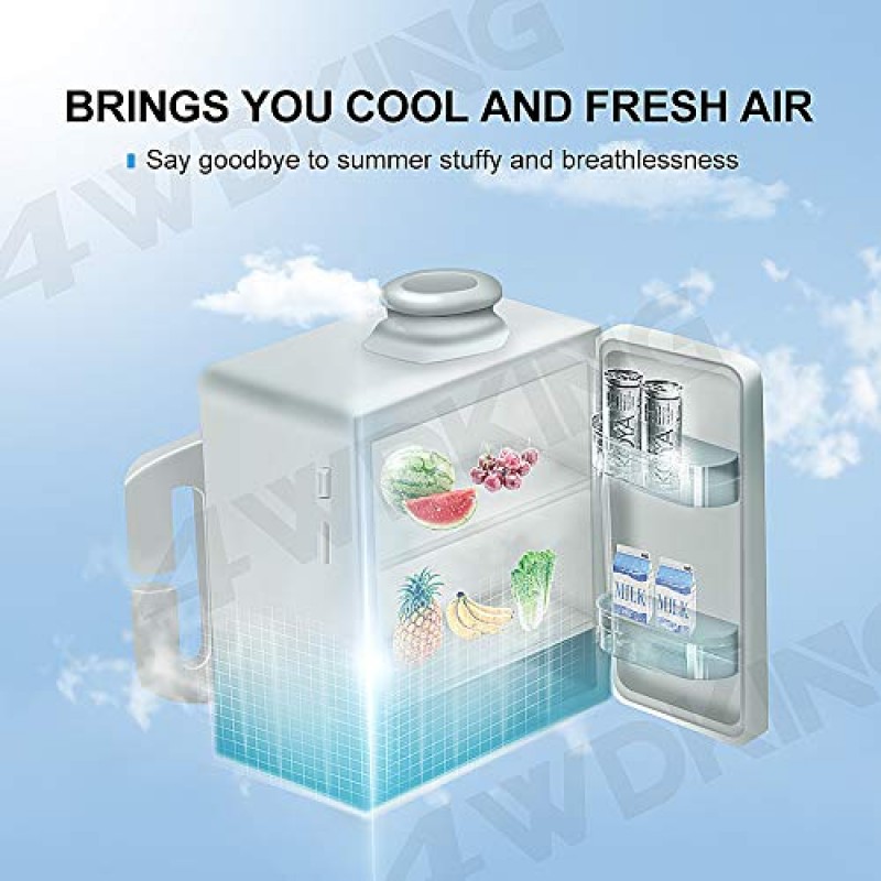 Portable Air Purifier with 5 Pcs Replacement 5-Ply
